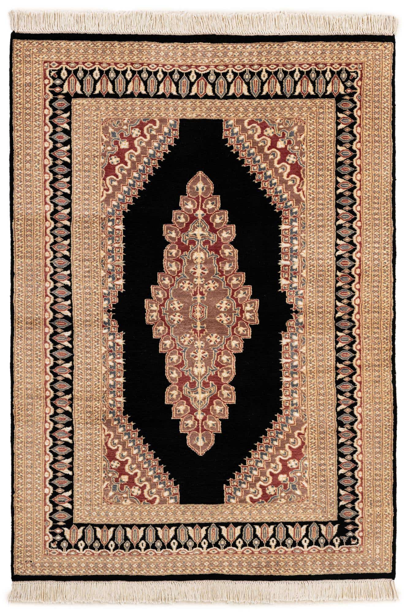 4' 2 x 5' 11 Hand Knotted Bokhara Oriental Rug