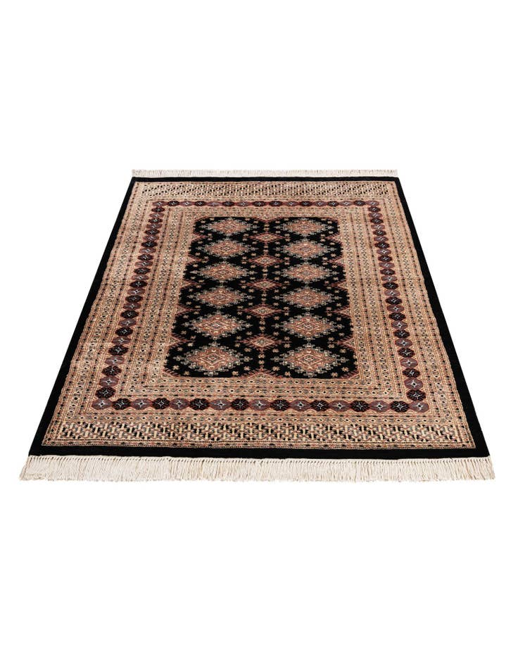 Detail image of 4' 2 x 6' 1 Hand Knotted Bokhara Oriental Rug