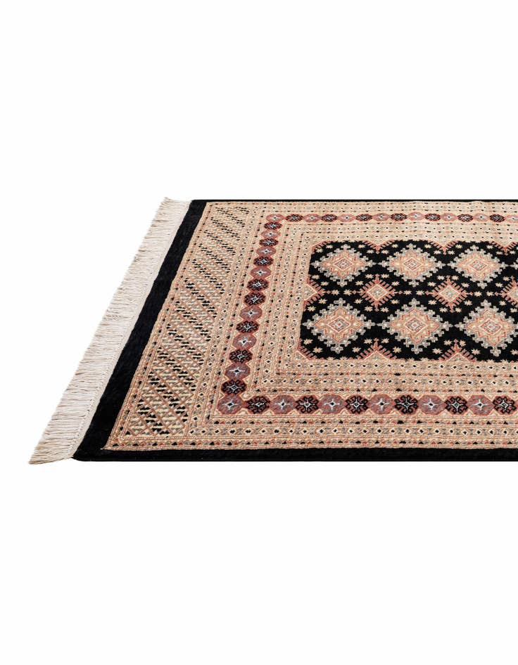 Detail image of 4' 2 x 6' 1 Hand Knotted Bokhara Oriental Rug