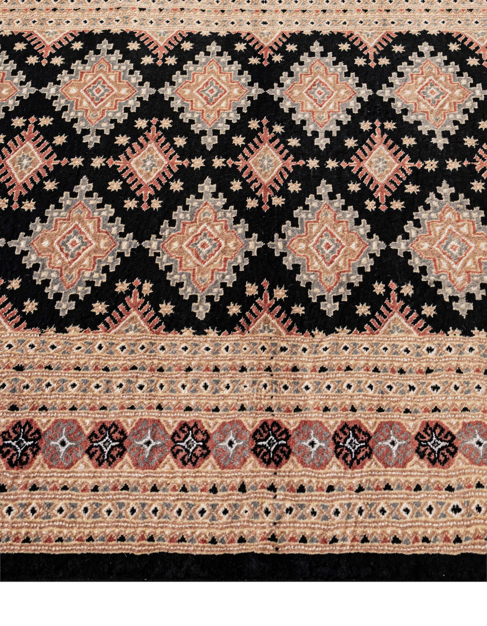 4' 2 x 6' 1 Hand Knotted Bokhara Oriental Rug
