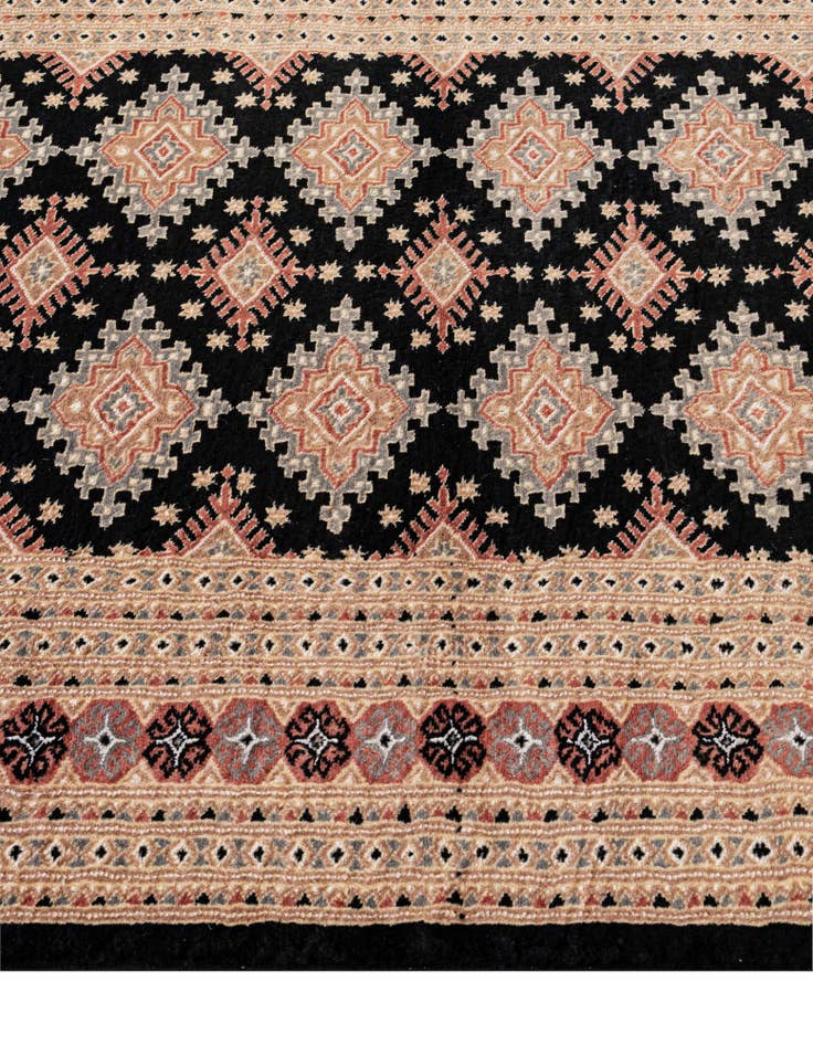 Detail image of 4' 2 x 6' 1 Hand Knotted Bokhara Oriental Rug