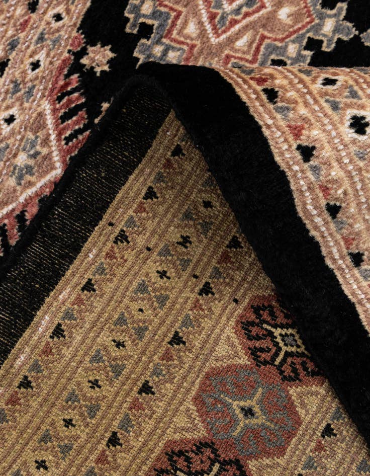 Detail image of 4' 2 x 6' 1  Hand Knotted Bokhara Oriental Rug