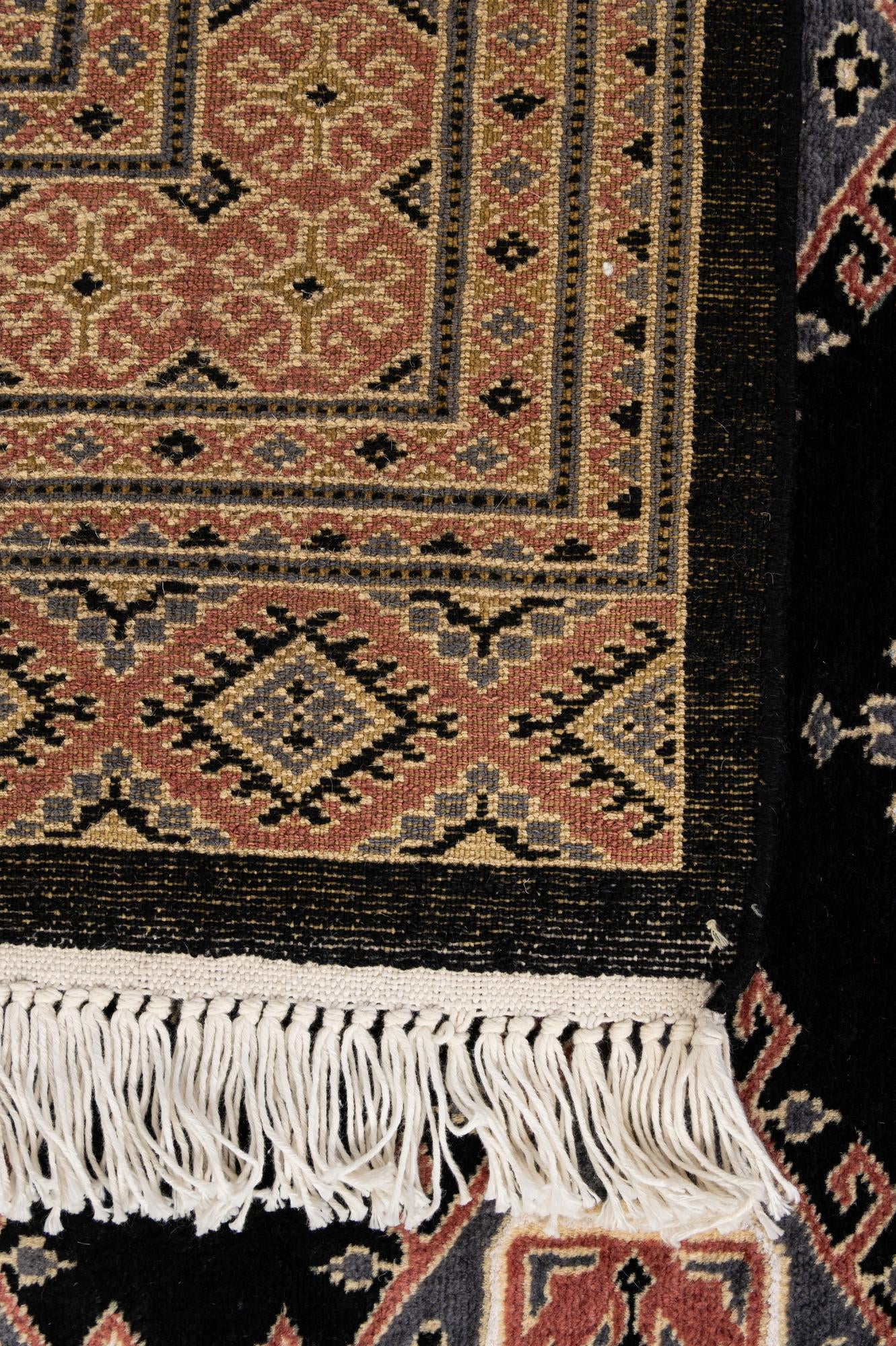 4' 3 x 5' 10 Hand Knotted Bokhara Rug