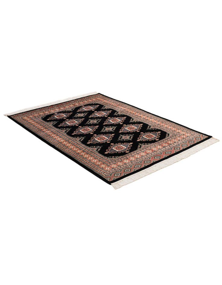 Detail image of 4' 3 x 5' 10 Hand Knotted Bokhara Rug