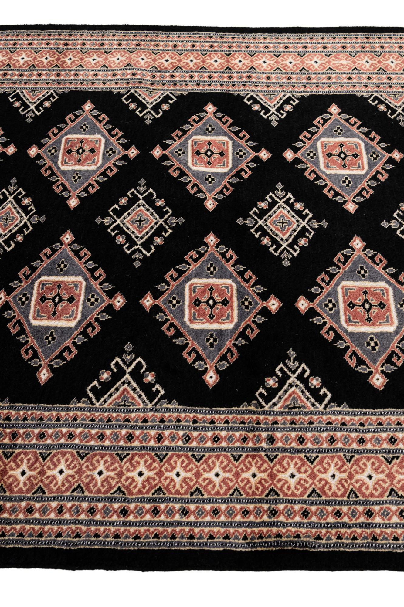 4' 3 x 5' 10 Hand Knotted Bokhara Rug