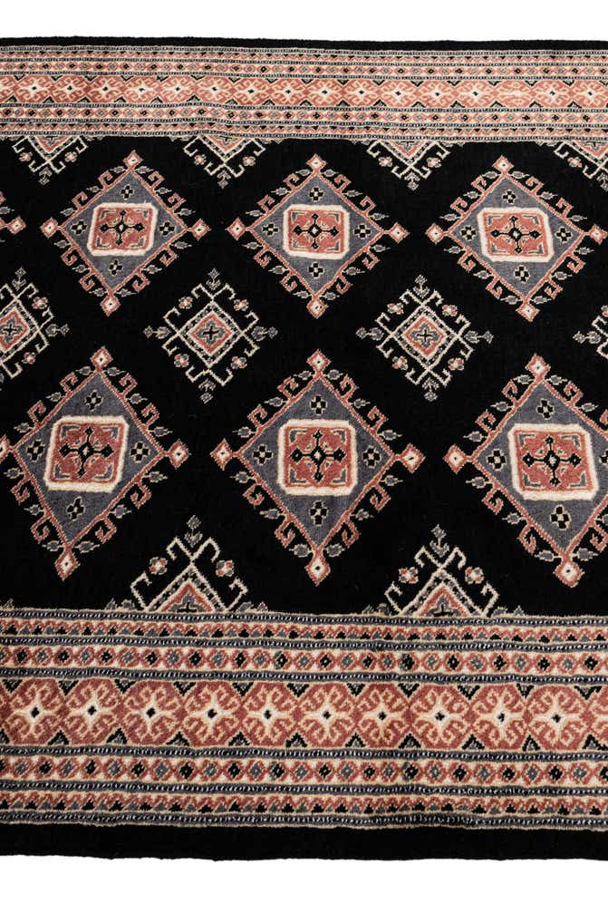 4' 3 x 5' 10 Hand Knotted Bokhara Rug