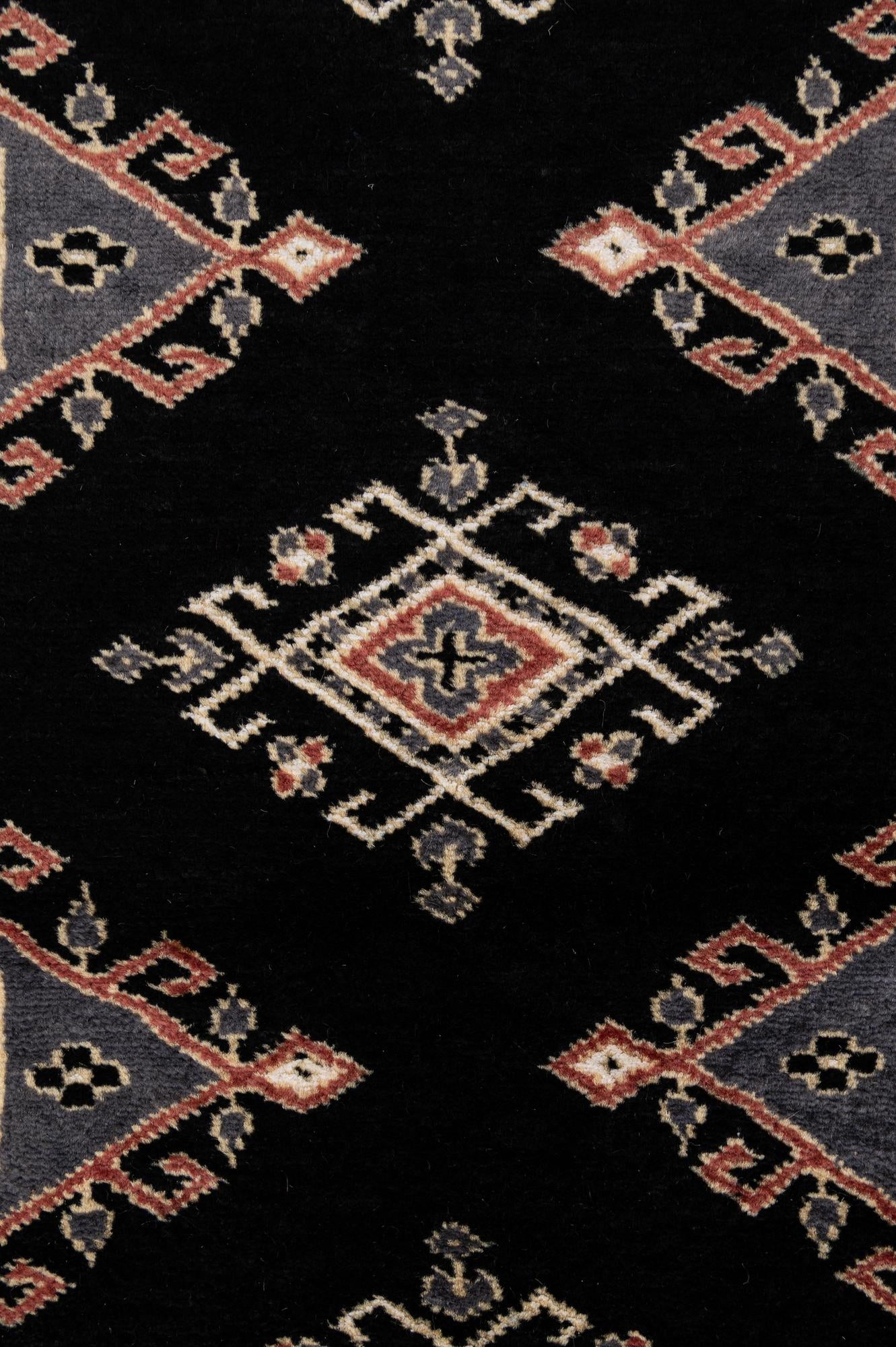 4' 3 x 5' 10 Hand Knotted Bokhara Rug