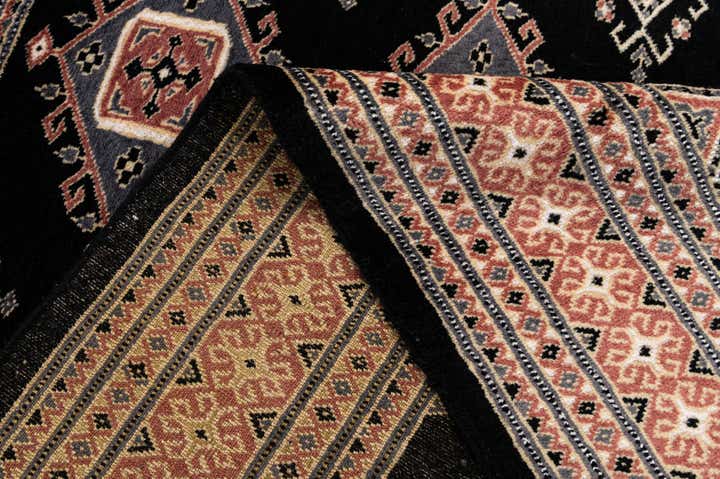 4' 3 x 5' 10 Hand Knotted Bokhara Rug