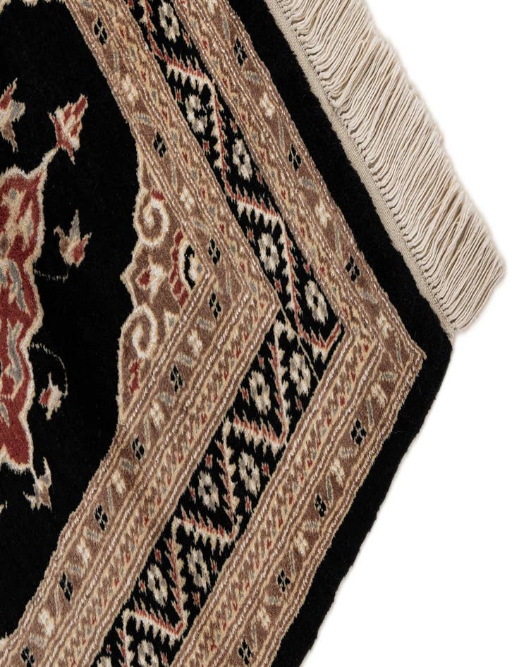 Detail image of 4' 3 x 6' Hand Knotted Bokhara Oriental Rug