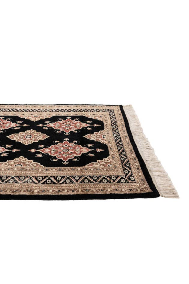 Detail image of 4' 3 x 6' Hand Knotted Bokhara Oriental Rug