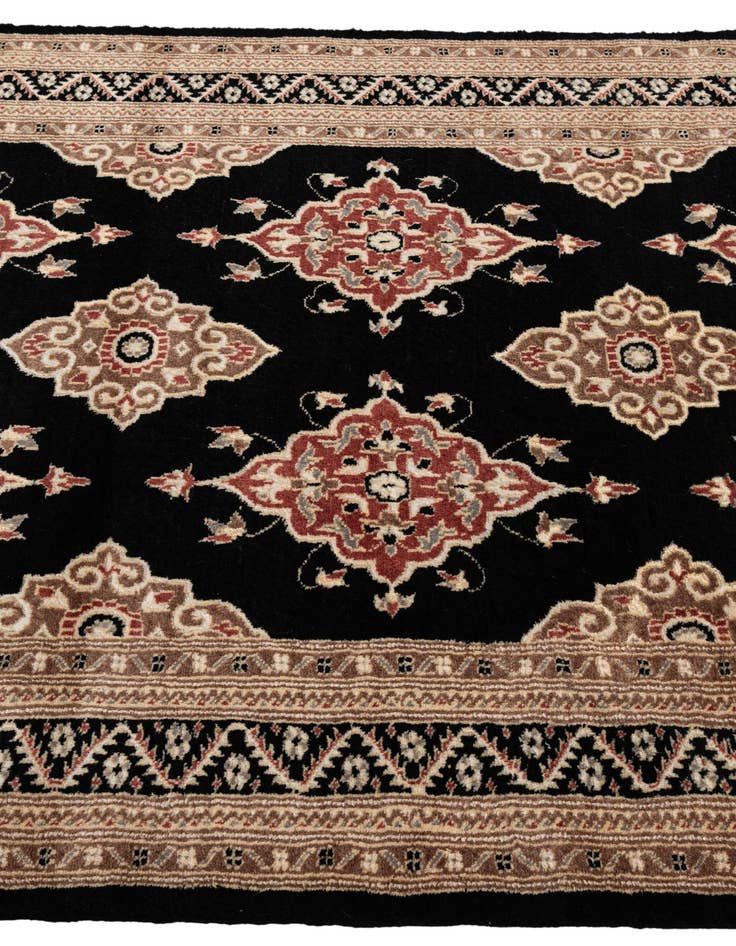 Detail image of 4' 3 x 6'  Hand Knotted Bokhara Oriental Rug