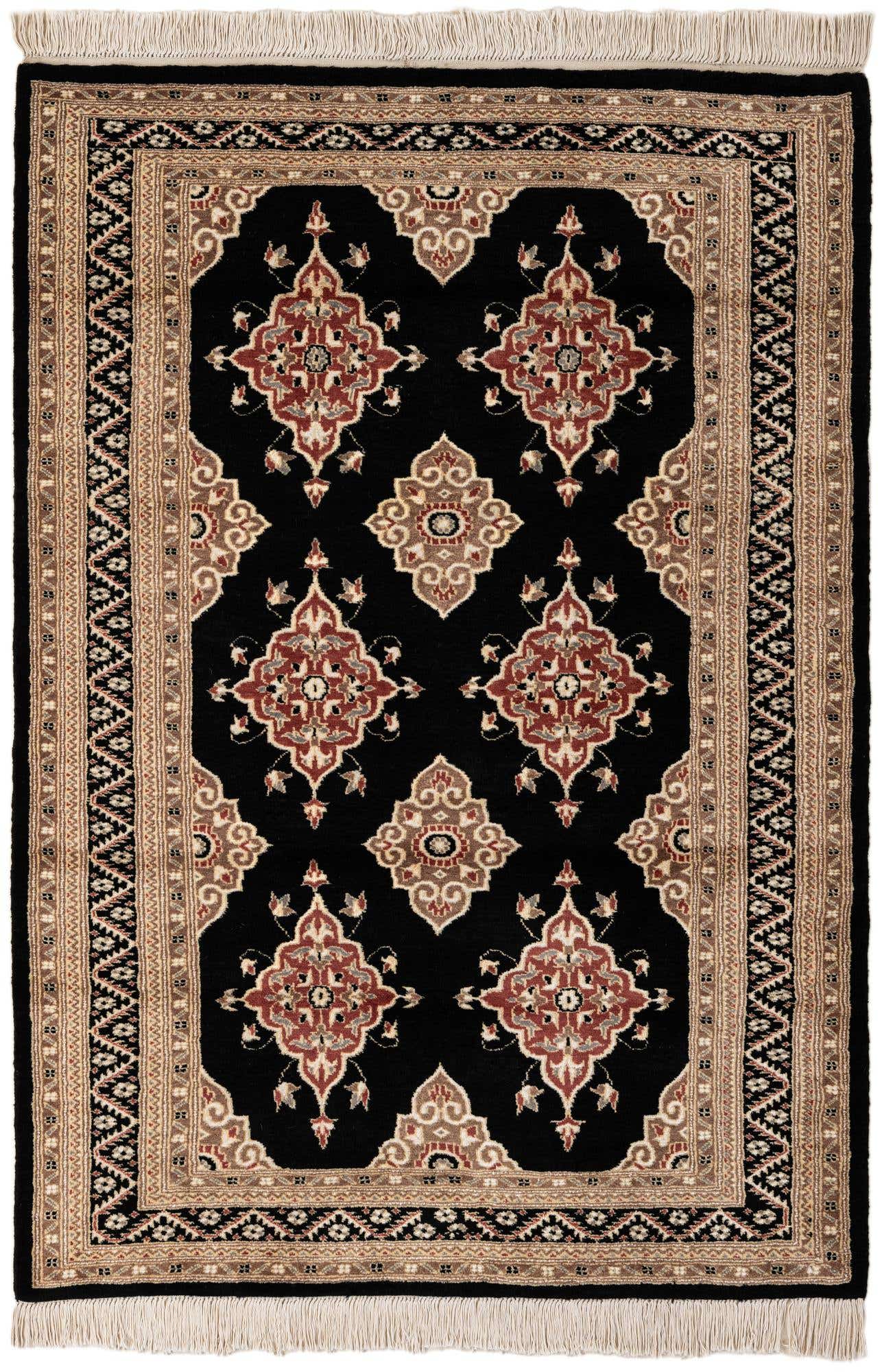 4' 3 x 6' Hand Knotted Bokhara Oriental Rug