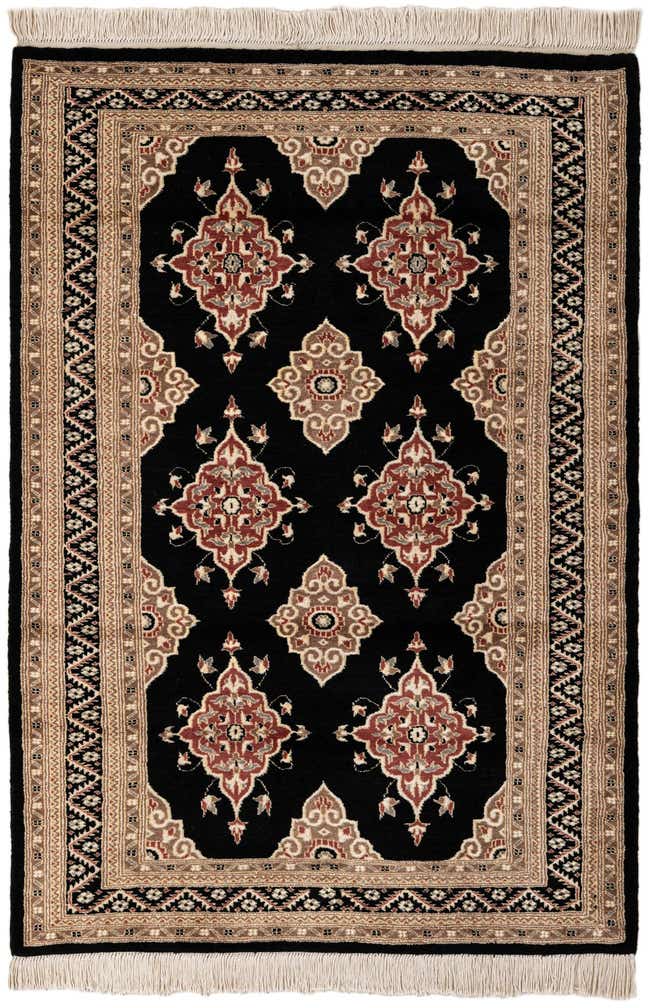 4' 3 x 6' Hand Knotted Bokhara Oriental Rug