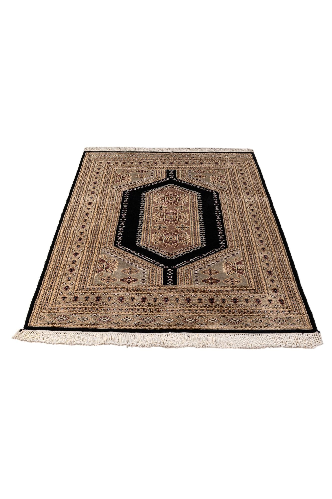 4' 3 x 6' 5 Hand Knotted Bokhara Oriental Rug