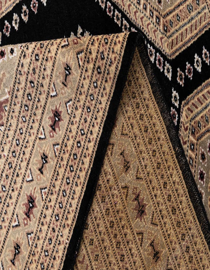 Detail image of 4' 3 x 6' 5  Hand Knotted Bokhara Oriental Rug