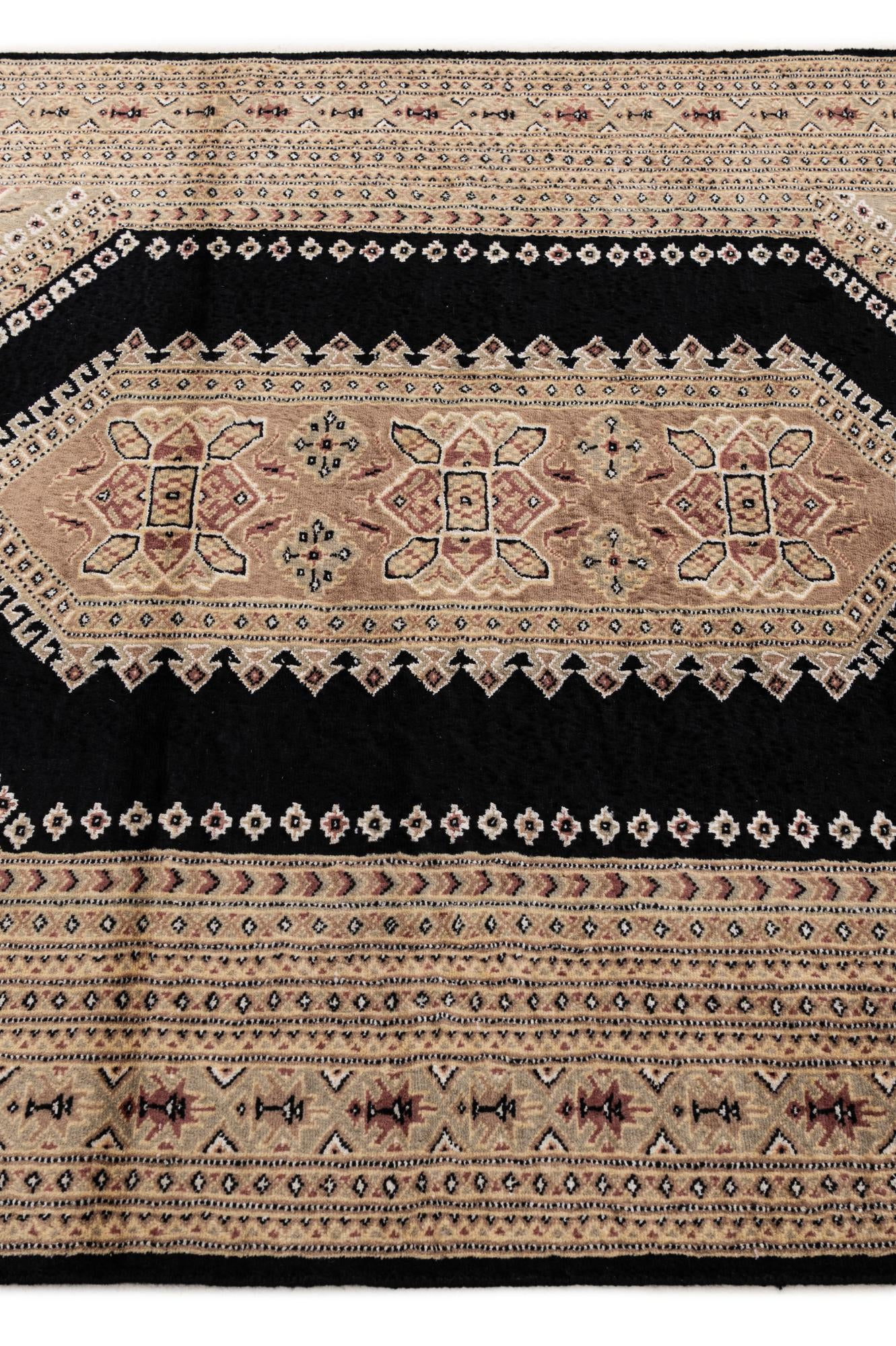 4' 2 x 6' 4 Hand Knotted Bokhara Oriental Rug