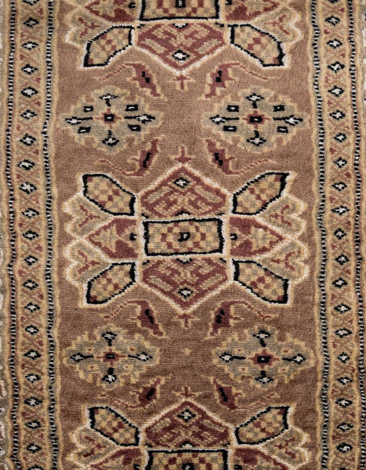 Detail image of 4' 2 x 6' 4  Hand Knotted Bokhara Oriental Rug