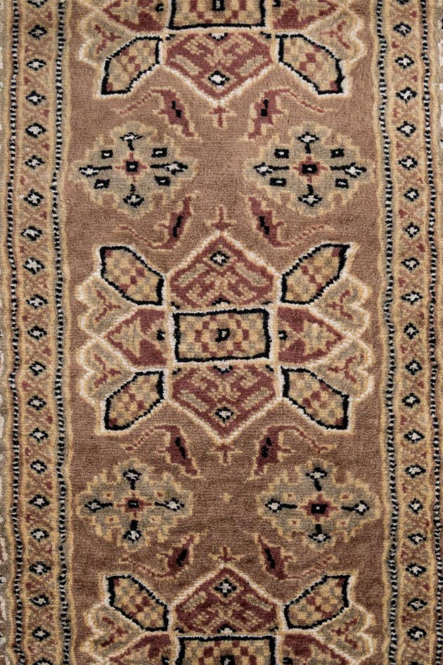 Detail image of 4' 2 x 6' 4 Hand Knotted Bokhara Oriental Rug