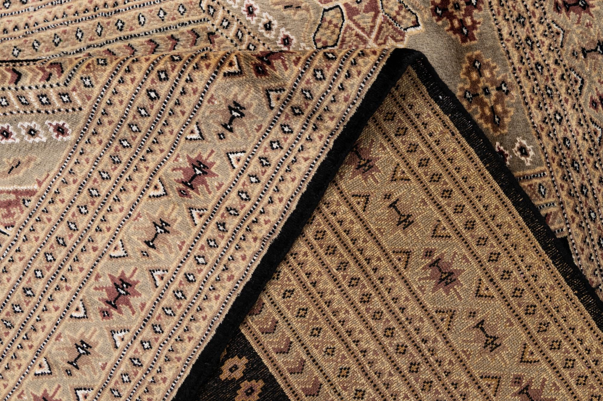 4' 2 x 6' 4 Hand Knotted Bokhara Oriental Rug