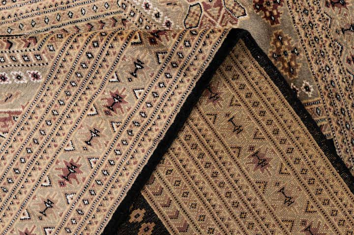 4' 2 x 6' 4 Hand Knotted Bokhara Oriental Rug