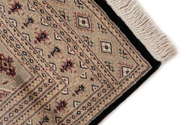 4' 2 x 6' 4 Hand Knotted Bokhara Oriental Rug