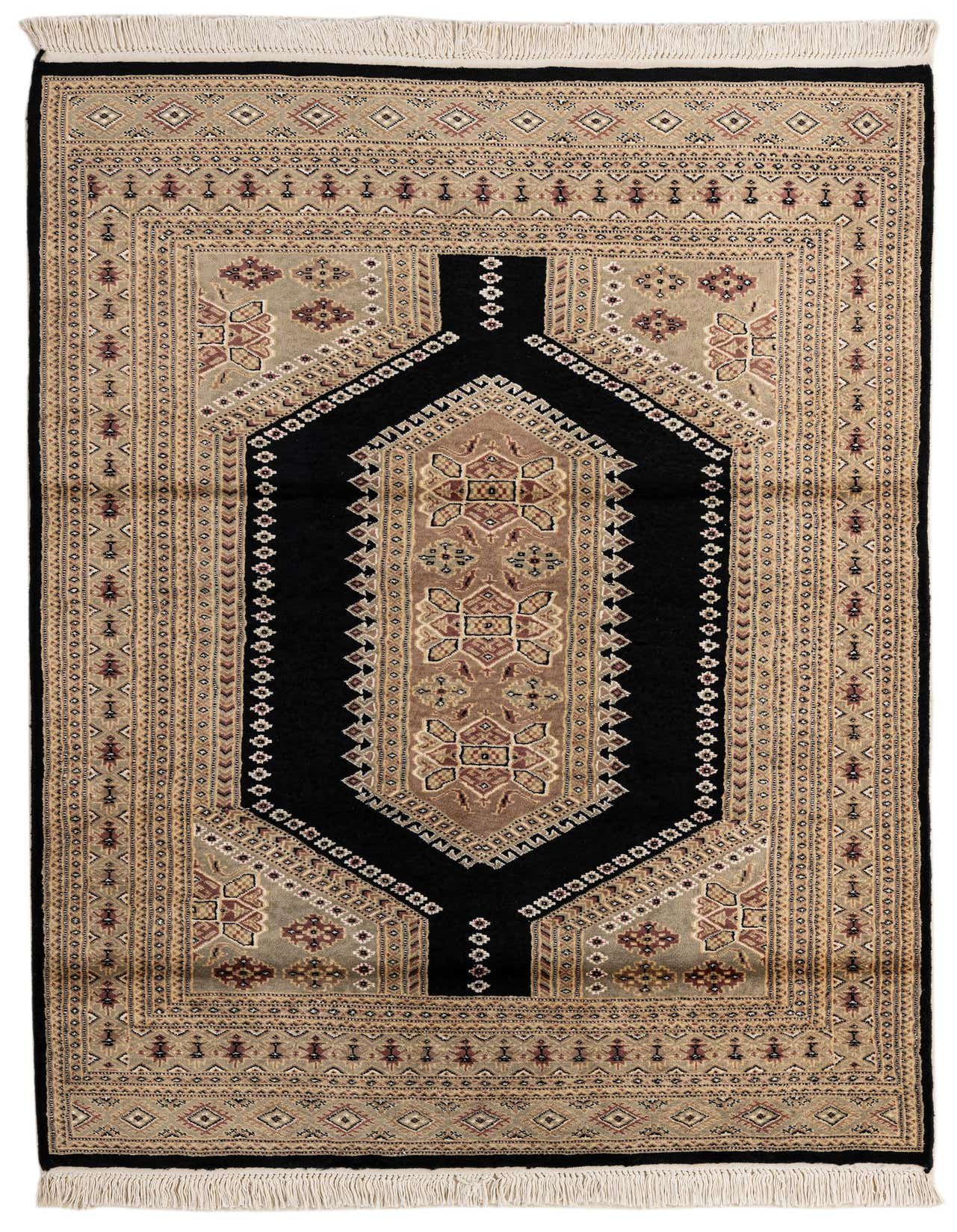 4' 2 x 6' 4 Hand Knotted Bokhara Oriental Rug