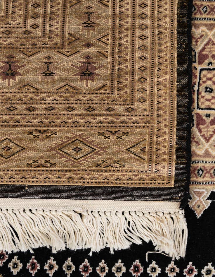Detail image of 4' 4 x 5' 8  Hand Knotted Bokhara Oriental Rug