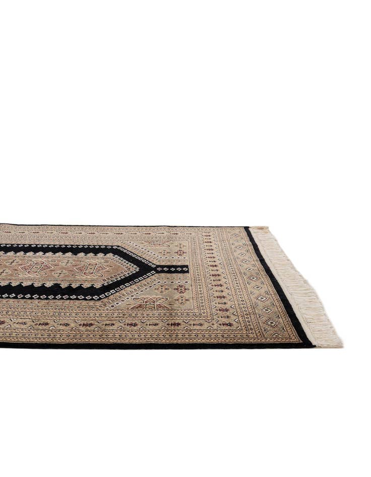 Detail image of 4' 4 x 5' 8  Hand Knotted Bokhara Oriental Rug