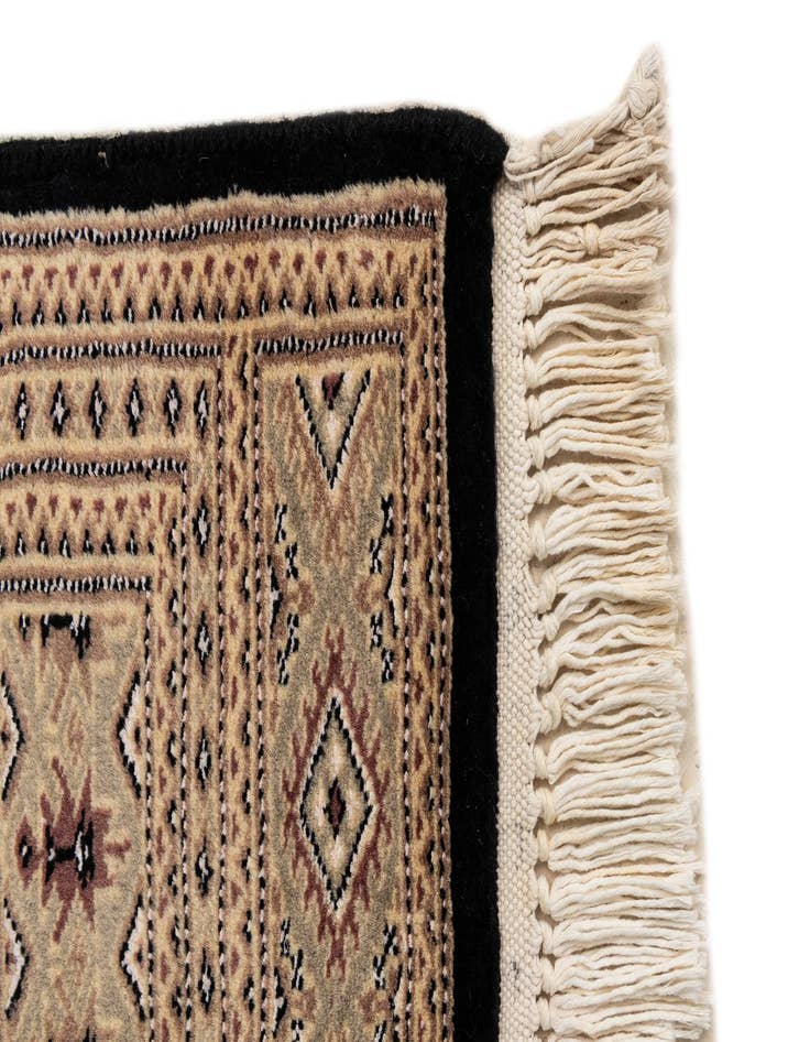 Detail image of 4' 4 x 5' 8  Hand Knotted Bokhara Oriental Rug