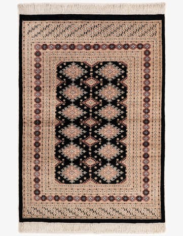 4' 2 x 6' 1 Hand Knotted Bokhara Oriental Rug