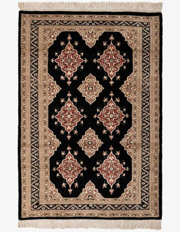4' 3 x 6' Hand Knotted Bokhara Oriental Rug