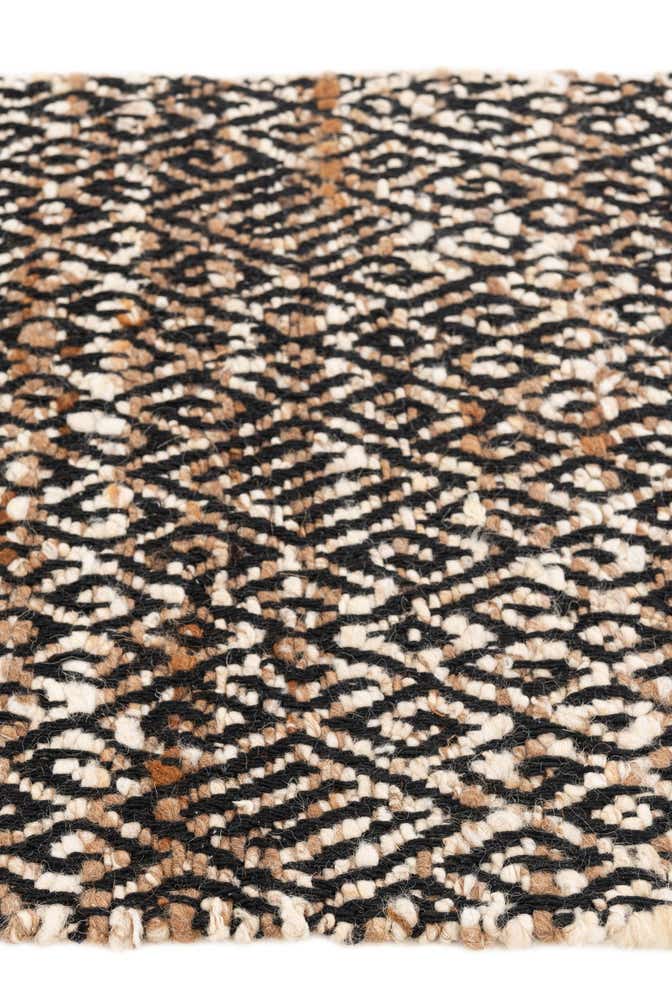 2' 1 x 3' Hand Woven Braided Jute Rug