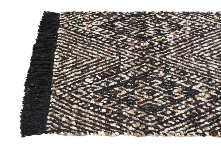2' 1 x 3' Hand Woven Braided Jute Rug