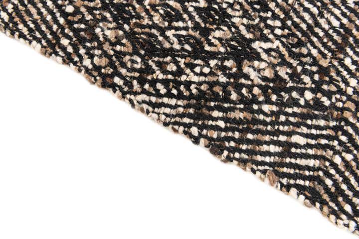 2' 1 x 3' Hand Woven Braided Jute Rug