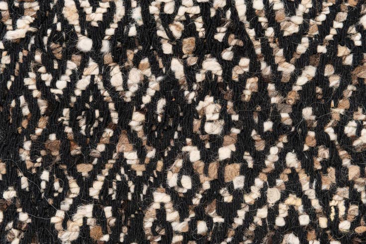 Detail image of 2' 1 x 3' Hand Woven Braided Jute Rug