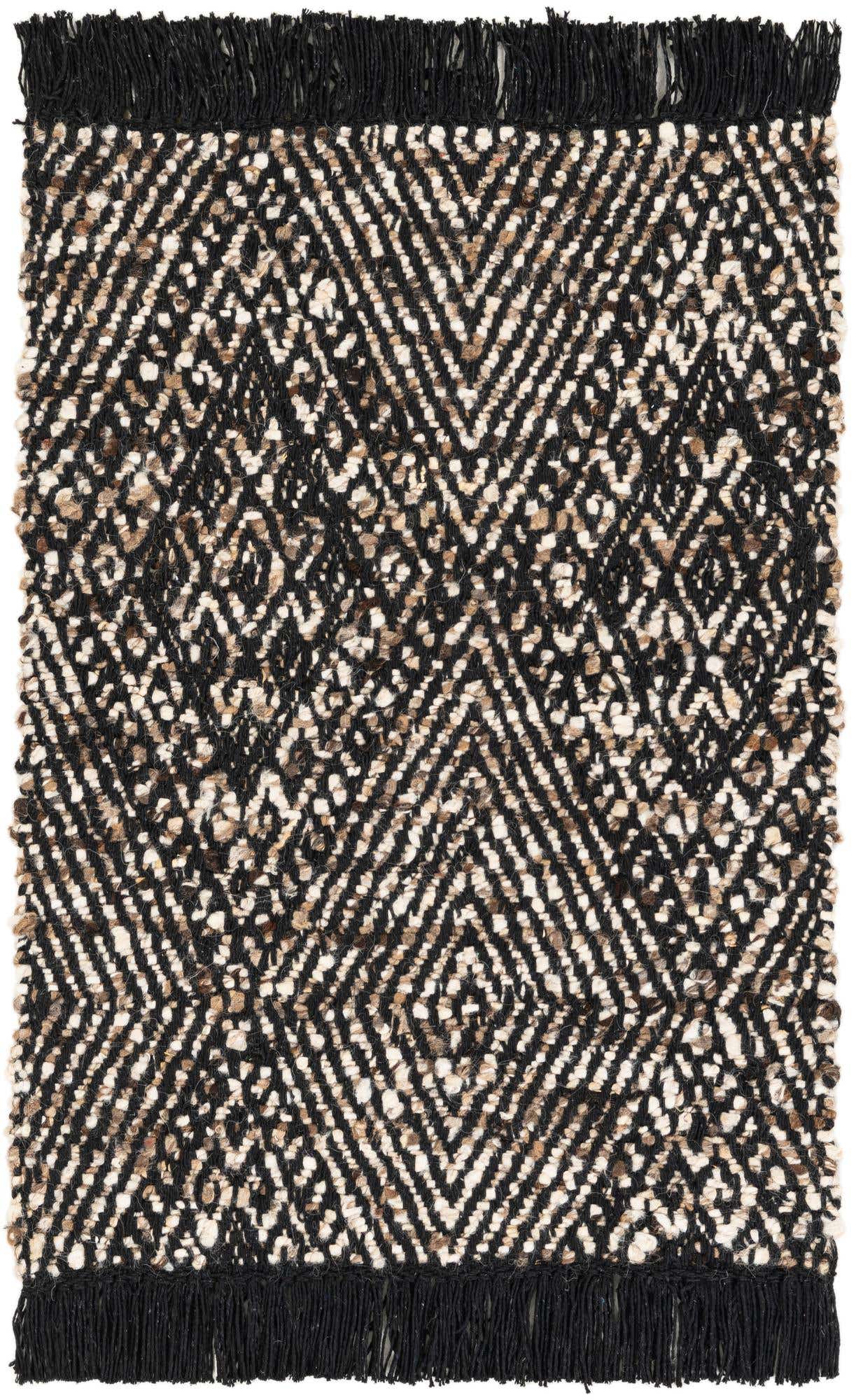 2' 1 x 3' Hand Woven Braided Jute Rug