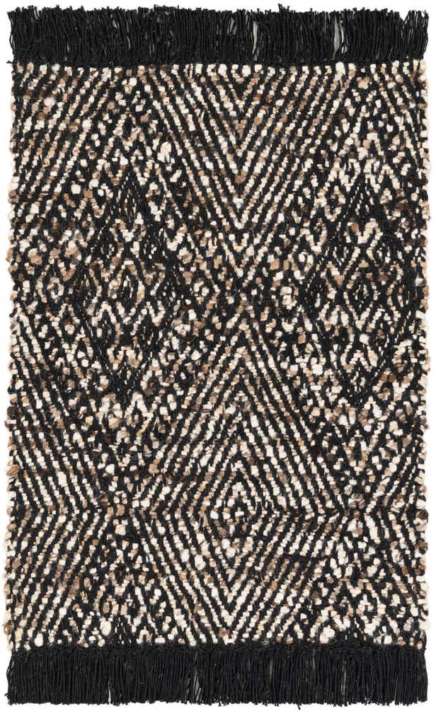 2' 1 x 3' Hand Woven Braided Jute Rug