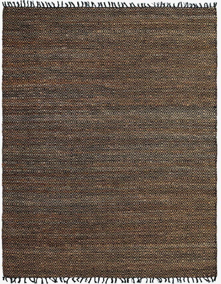 Detail image of 9' x 12' 2  Hand Woven Braided Jute Rug