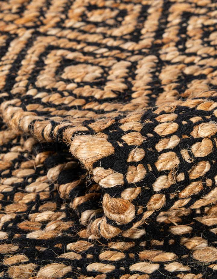 3' 3 x 5' 1 Hand Woven Braided Jute Rug
