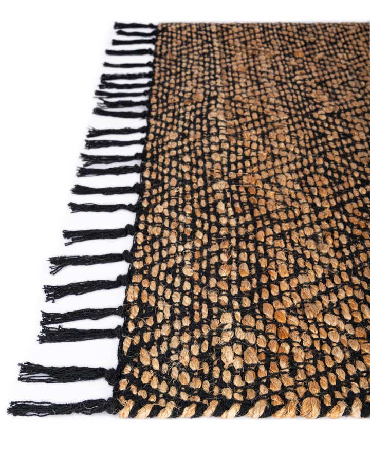 3' 3 x 5' 1 Hand Woven Braided Jute Rug