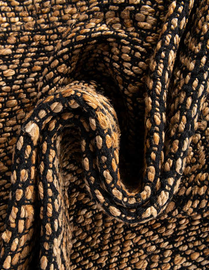3' 3 x 5' 1 Hand Woven Braided Jute Rug