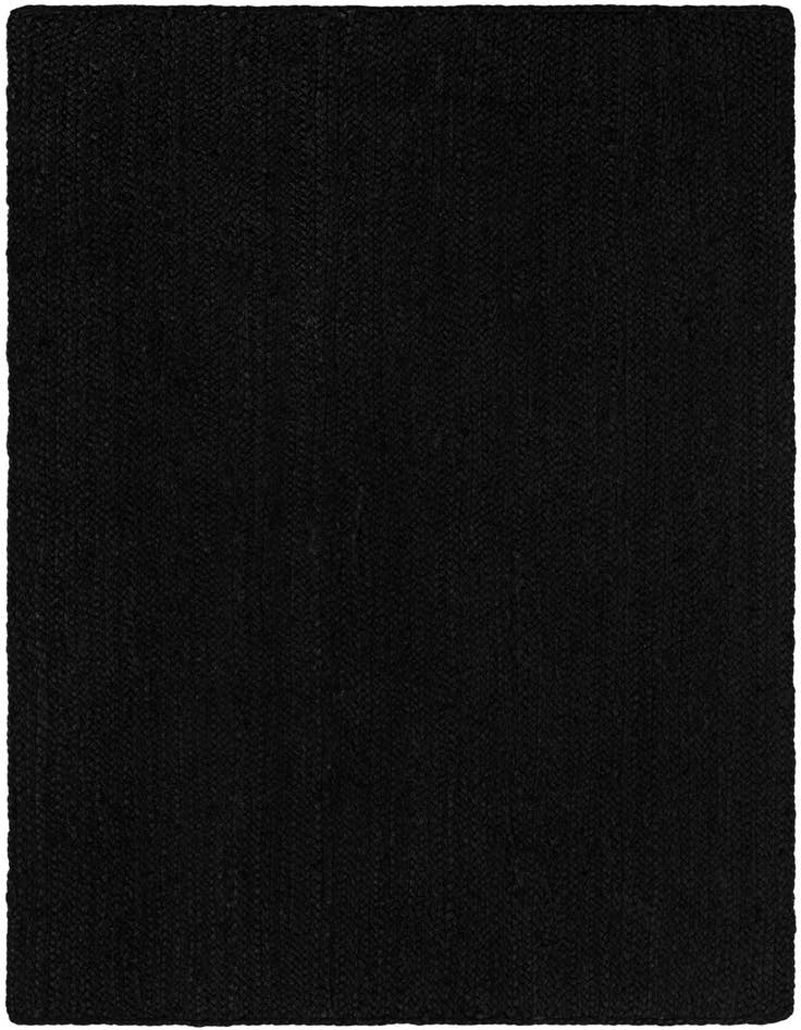 Detail image of 3' 1 x 5' 1  Hand Braided Jute Rug