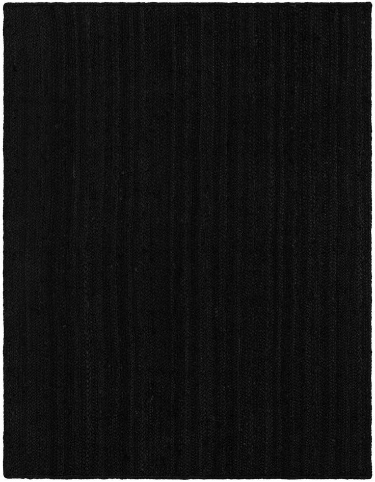 Detail image of 4' 1 x 6' 1  Hand Braided Jute Rug