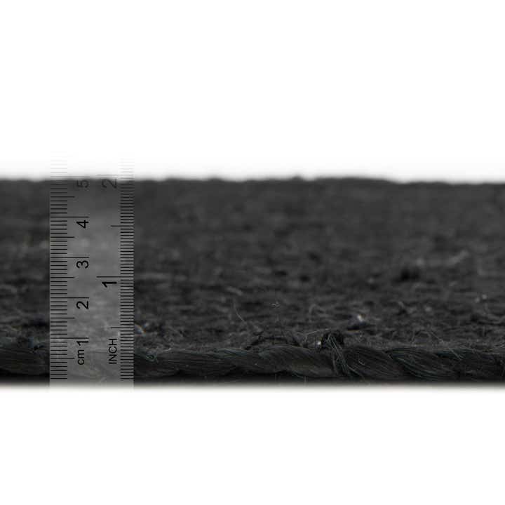 4' 1 x 6' 1 Handmade Braided Jute Rug