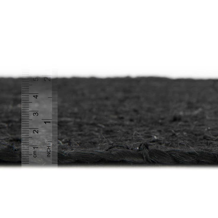 Detail image of 4' 1 x 6' 1 Handmade Braided Jute Rug