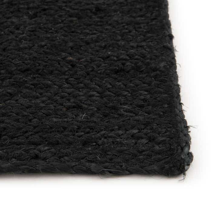 4' 1 x 6' 1 Handmade Braided Jute Rug