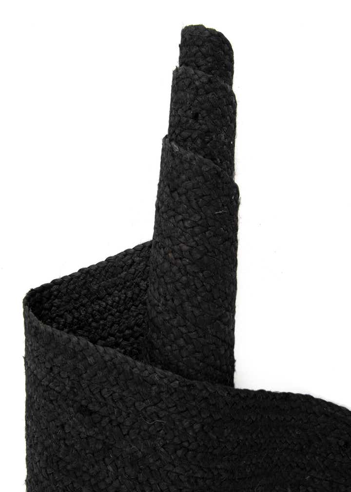 4' 1 x 6' 1 Handmade Braided Jute Rug