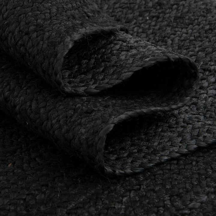 4' 1 x 6' 1 Handmade Braided Jute Rug