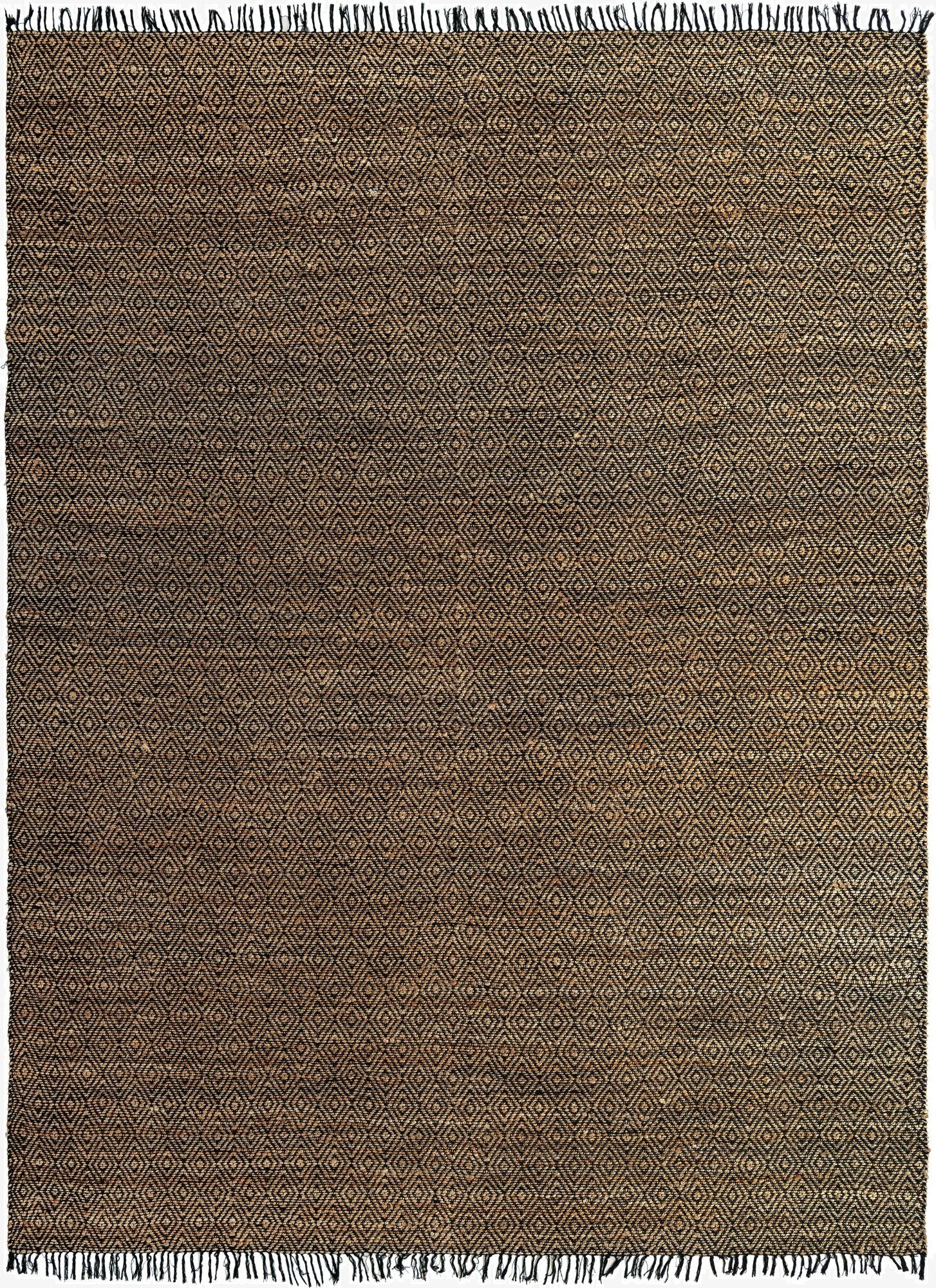 12' 2 x 16' 1  Hand Woven Braided Jute Rug