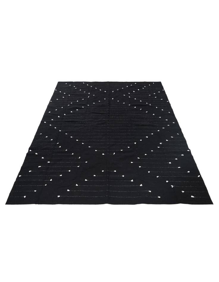 Detail image of 5' x 6' 10 Hand Woven Chindi Cotton Rug